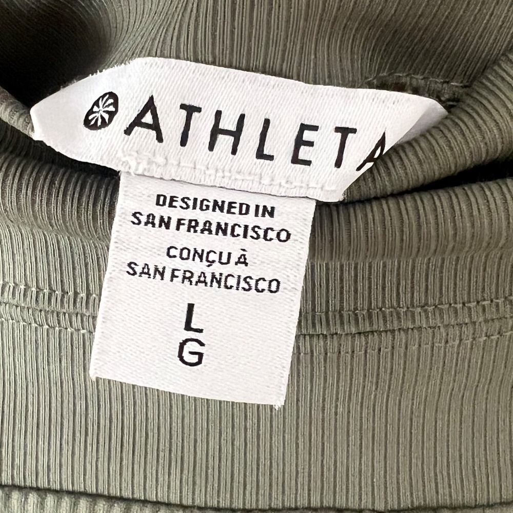 Athleta Venice High Rise Athleisure Cargo Jogger Moss Green Size Large - Picture 6 of 9